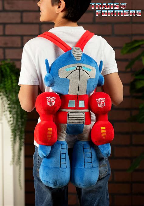 Plush Transformers Optimus Prime Backpack | Transformers Accessories