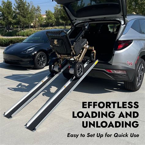 Go Ramp Portable 7 Ft Telescopic Ramp For Electric Wheelchairs And Sco