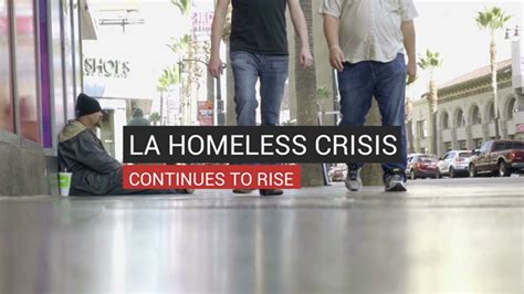 La Homeless Crisis Continues To Rise Video Dailymotion