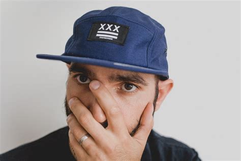 Straight Edge Flag 5 Panel Hat In Navy Straightedgeworldwide