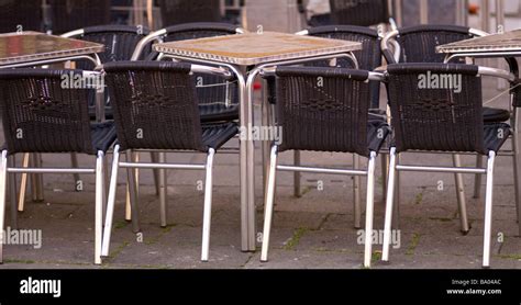 Tables and chairs Stock Photo - Alamy