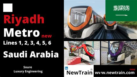 Saudi Arabia Riyadh Metro Six New Metro Lines Newtrain