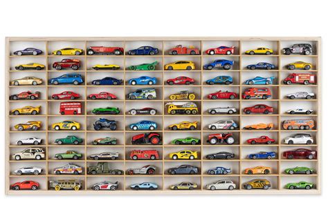 Półka na Samochodziki Autka Resoraki Hot Wheels Organizer 80 miejsc Drewno 5905723204917