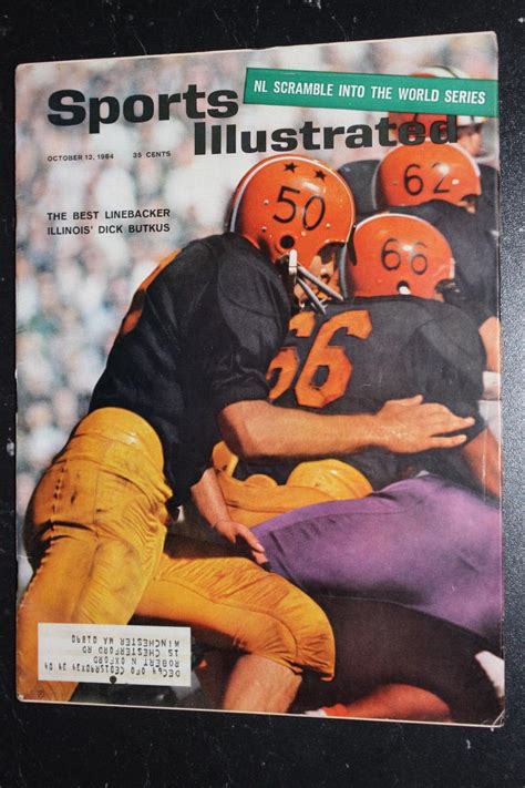 Sports Illustrated 1964 Dick Butkus Classic Cover 4650751935