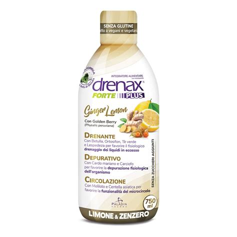 Drenax Forte Plus Ginger Lemon Ml Redcare