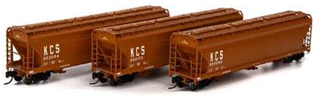 N Scale Athearn 6949 Covered Hopper 3 Bay ACF 4600 Kans