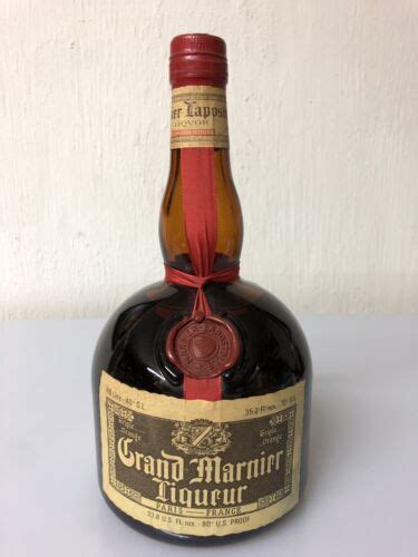 Grand Marnier Lapostolle Liquor Triple Orange Cordon Rouge 1 Litro 40