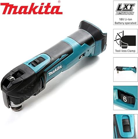 Makita Dtm Z Dtm V Li Ion Multi Tool Lxt Keyless Blade Change