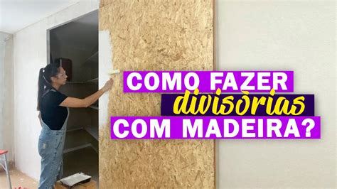 Diy Divis Ria De Ambiente Placa Osb E Porta De Correr Youtube