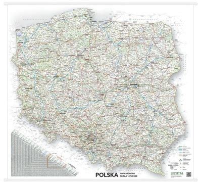 MAPA SAMOCHODOWA POLSKA 2023 11 93 zł Allegro pl Raty 0