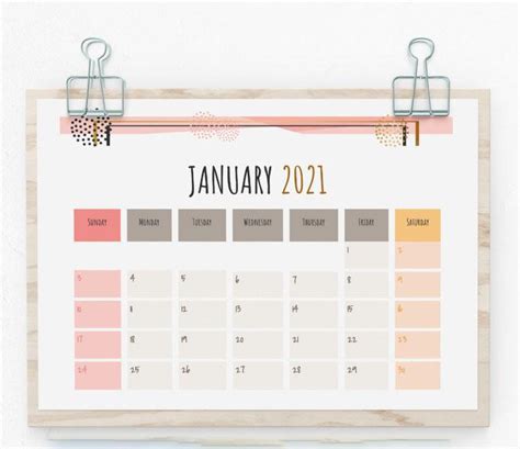Google Docs Calendar Templates Free - Lanae Maible