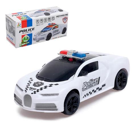 Машина Полиция , световые и звуковые эффекты, работает от батареек ...