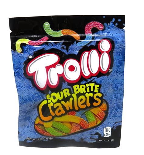 Trolli Sour Brite Crawlers 600mg Thc One Stop Bud Shop