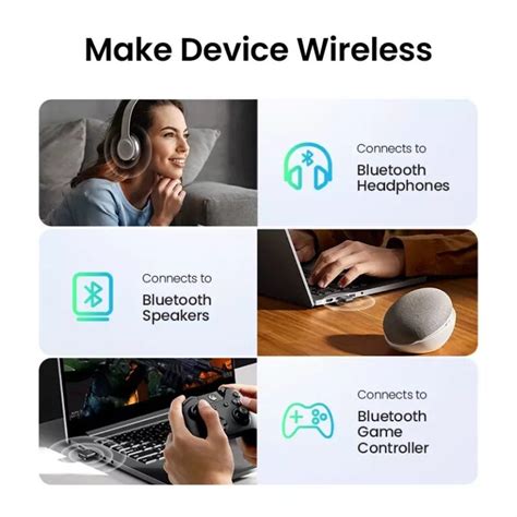 Адаптер Bluetooth 5.3 USB приемник, передатчик для ПК, ноутбука ...