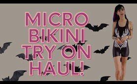 My First Micro Thong Bikini Try On Haul Videos Try On Haul Girls