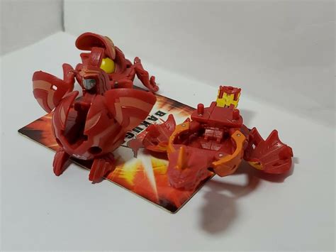 Bakugan Red Pyrus B Lot Of Avior G Frosch G Boost Ingram G