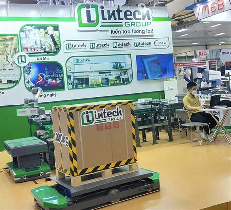 Xe tự hành AGV do Intech Group nghiên cứu, chế tạo