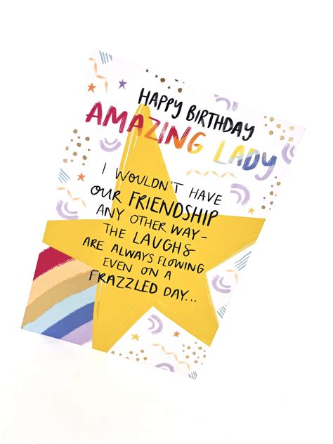 Happy Birthday Amazing Lady Card Ingenio Concierge