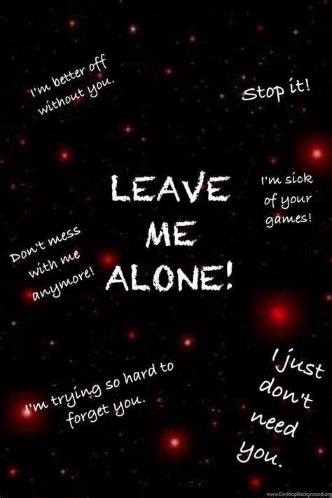 Leave Me Alone Aesthetic Wallpapers Wallpaper Cave