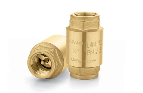 Brass Spring Check Valve | Indiano Valve