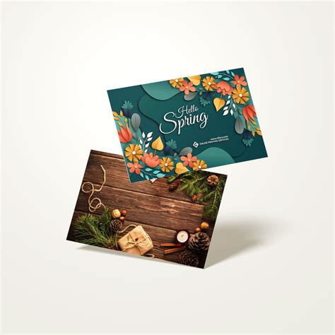 standard postcards printing custom postcard printing  saigon helixgram