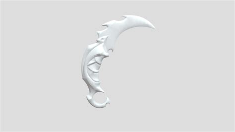Valorant Reaver Karambit fanart - 3D model by isimsizkisi [083df42 ...