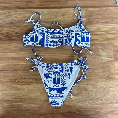 Kamiami Swim Bikini Set Never Worn Aus Size Small Depop