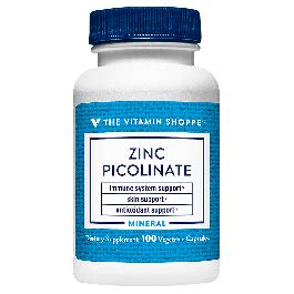 Zinc Picolinate (100 cap) | The Vitamin Shoppe Panamá