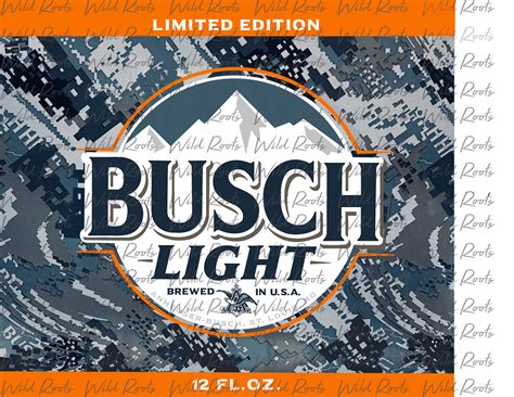Busch Light Camo 20 0z Tumbler Png Etsy