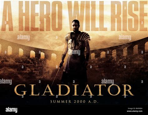 gladiator film poster high resolution stock photography  images alamy
