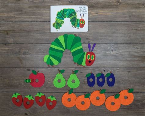 Very Hungry Caterpillar Felt Set Caterpillar Fruit Felt Story Set