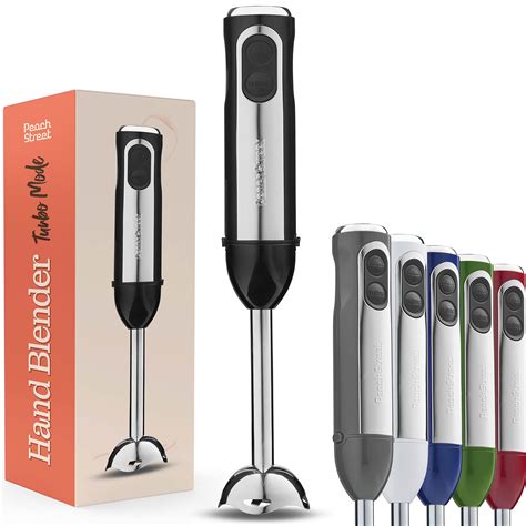 Powerful Immersion Blender, Electric Hand Blender 500 Watt with Turbo