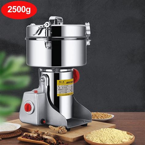 Electric Grain Grinder Machine 2500g Commercial Corn Mill Grinder