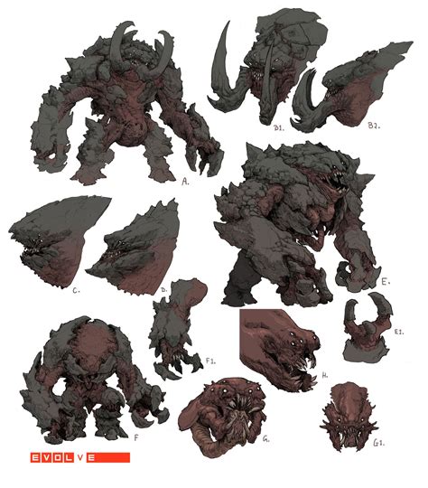 Pin By Michael On Stephen Oakley Monster Concept Art Creature