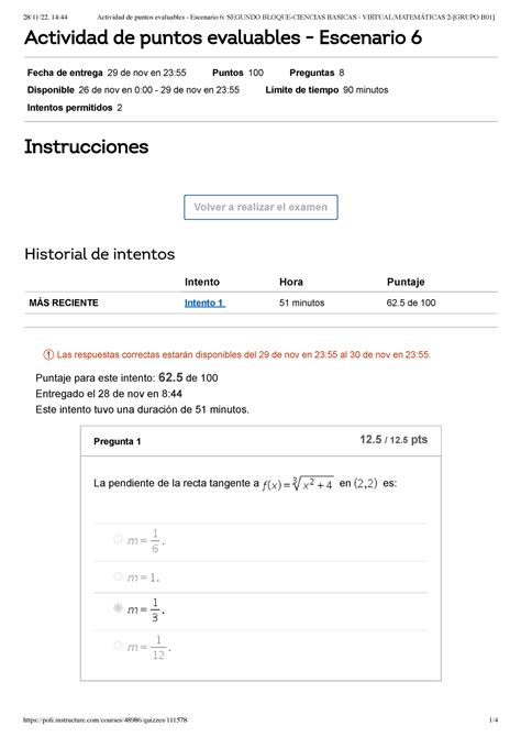 Actividad De Puntos Evaluables Escenario Segundo Bloque Ciencias