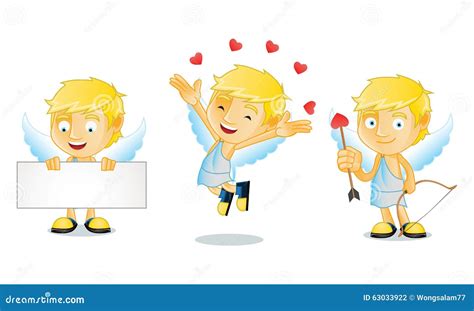 Cupid 1 Stock Vector Illustration Of Naked Cute Funny 63033922