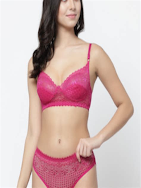 Buy Docare Women Self Design Lace Cotton Lingerie Set Lingerie Set For Women Myntra