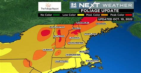 Foliage Forecast Many New England Lakes At Peak This Weekend Cbs Boston