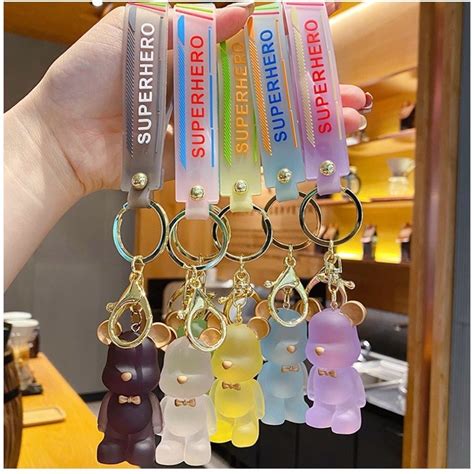 Mua NDH Móc khóa gấu BEARRICK Hàn quốc hoạt hình dễ thương đủ màu sắc hot trend tiktok phụ
