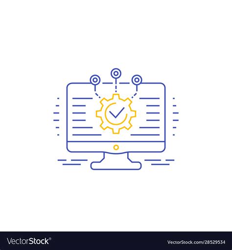 Software Development Integration Icon Royalty Free Vector