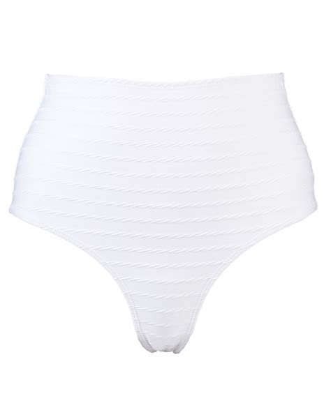 Riachuelo Calcinha Biquíni Hot Pant Texturizada Branco