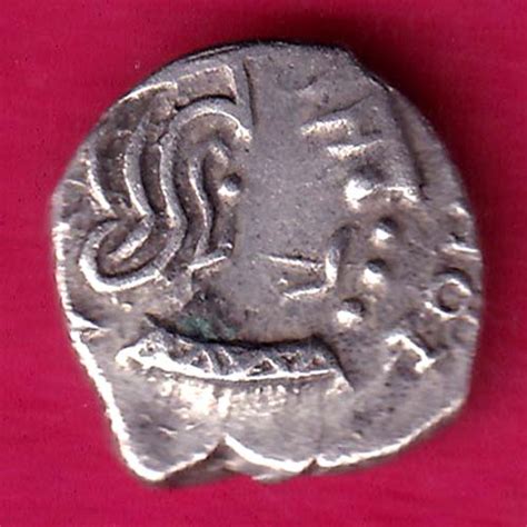 Ancient India Gupta Dynasty Kumar Gupta Kings Portrait Silver Beutiful