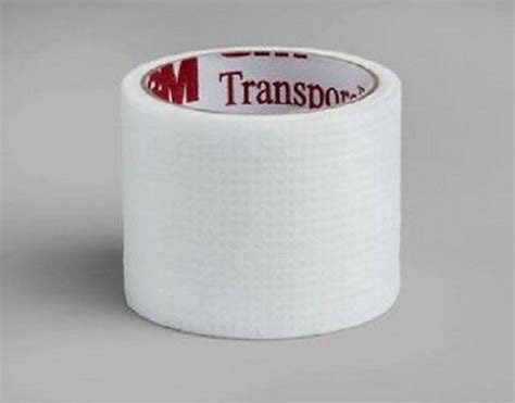 3m Transpore White Medical Tape 1 Inch X 10 Yard 12