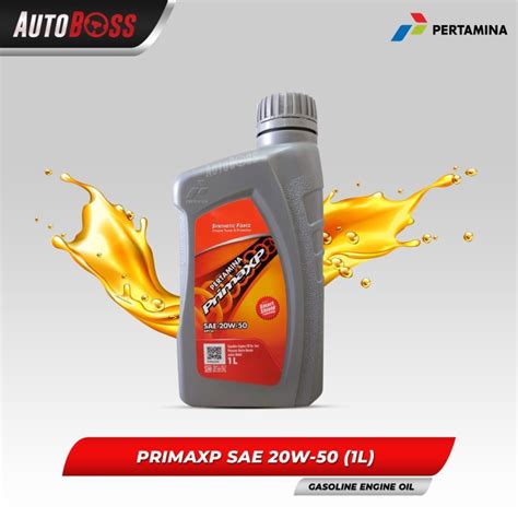 Jual Pertamina Prima XP 20W 50 API SL Oli Mobil Kemasan Isi 1 Liter