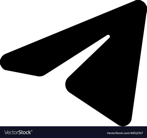 telegram logo messenger icon realistic social vector image