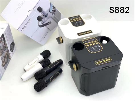 [Koleer] - S882 - Karaoke Bluetooth Speaker with Dual Wireless ...