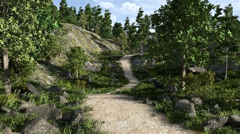 Rough Path In Blender 3d Model 12 Blend Free3d