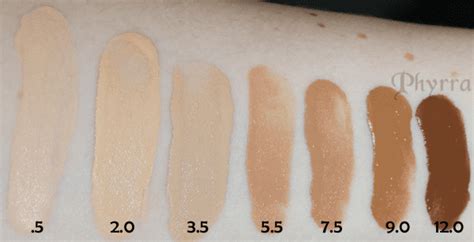 Urban Decay Naked Skin Weightless Ultra Definition Liquid Makeup Swatches