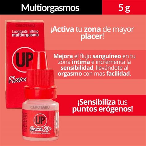 Multiorgasmos Caliente Up Flavor Sex 5ml Cero tabú