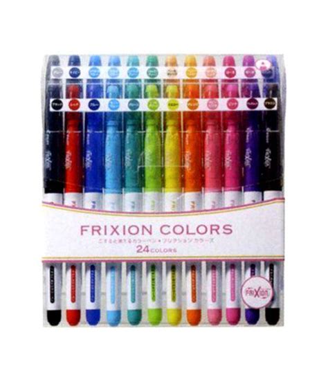Pilot Frixion Erasable Colors Marker Pen 24 Color Set Buy Online At